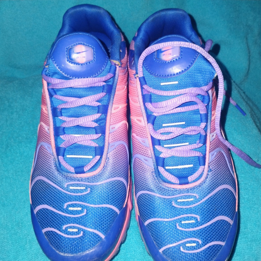 Nike Blue and Pink Athletic Shoes